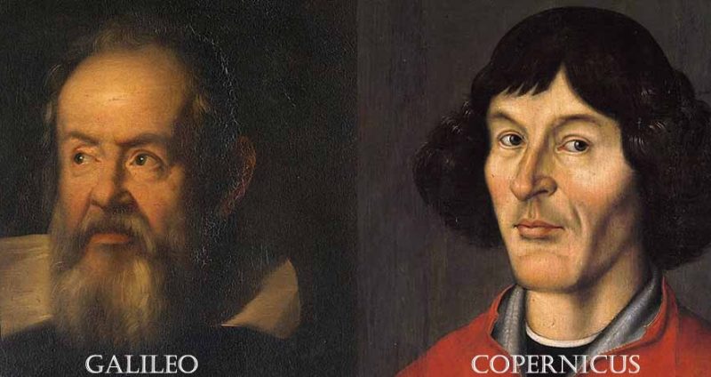 Galileo and Copernicus portraits for banned books list